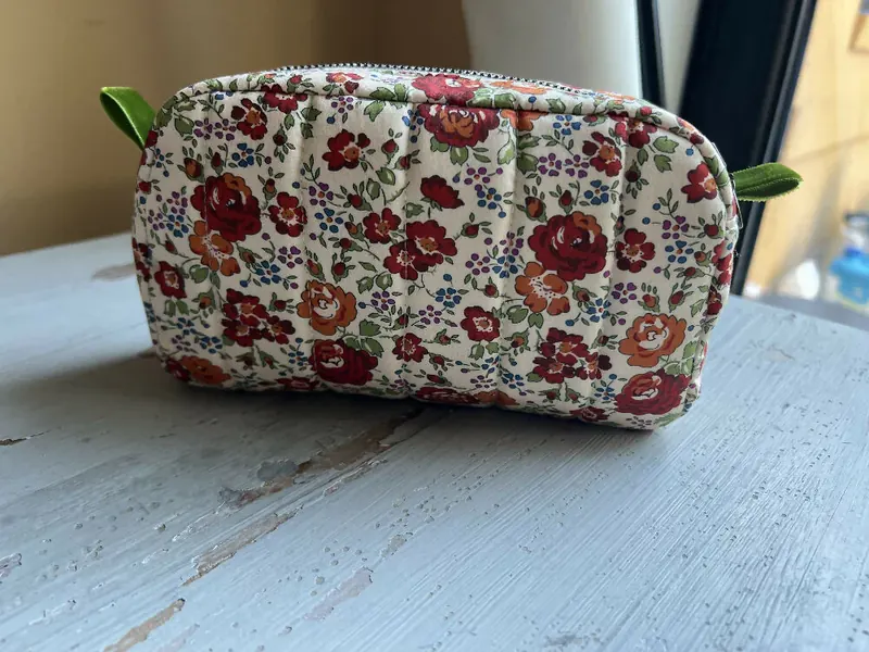 Liberty Cosmetic Pouch zipper
